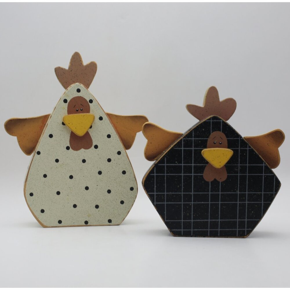 Set of Fall Wooden Thanksgiving Turkey's